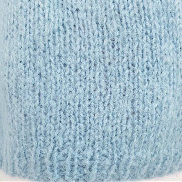 SOLD VTG Chunky Hand Knit Cardigan Sweater - Picture 6 of 7